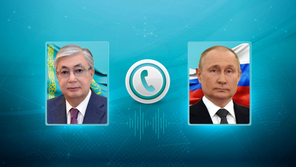 Токаев и Путин согласовали дальнейшие шаги по развитию сотрудничества