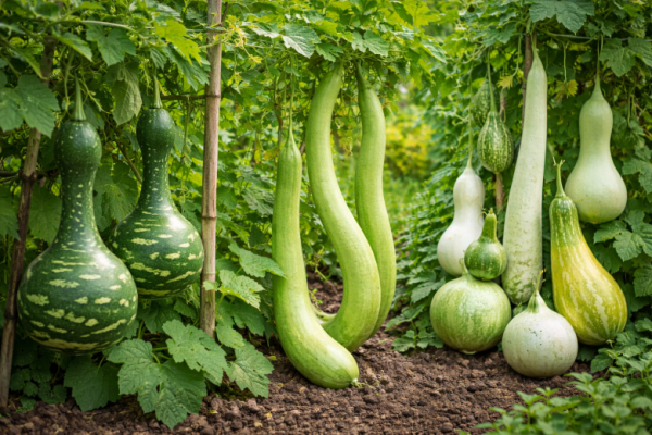 Змея, бутылка и бочонок: российские садоводы сажают диковинные закорючки. Лагенария! Едят ли ее?