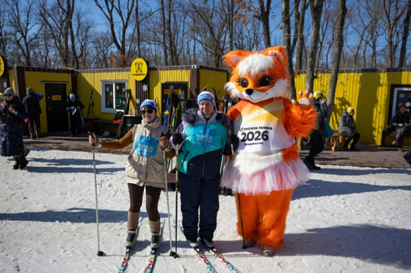 &laquo;Лыжня России&raquo; прошла во Владивостоке: на остров Русский съехалось более 600 спортсменов