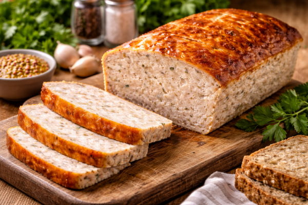 Готовим на Пасху мясной хлеб: едим и горячим, и холодным на бутерброды. Из индейки и курицы &mdash; сочный, плотный и без лишнего жира