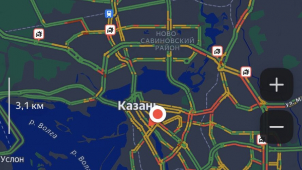 Казань парализовали 8-балльные пробки в начале рабочей недели 09/02/2026 &ndash;