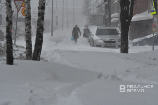 Завтра в Татарстане ожидаются сильный снег и метель