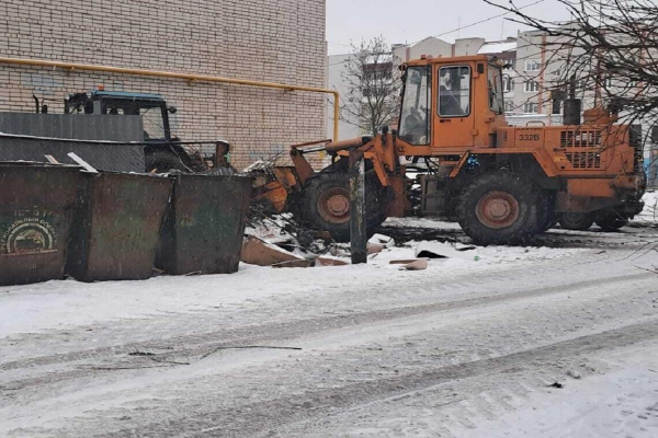 В Челябинской области из-за таяния снега начались проблемы с вывозом мусора