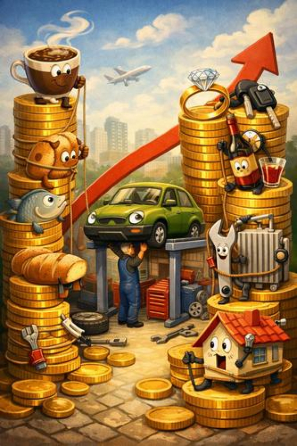 На что больше всего подняли цены и тарифы в прошлом году?