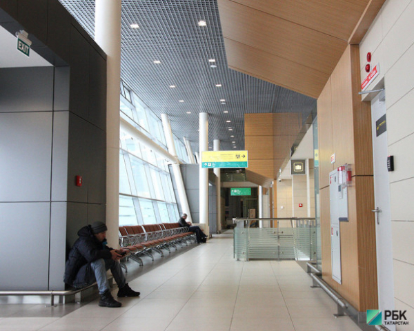 Из-за снегопада в аэропорту Казани может меняться время рейсов в Москву