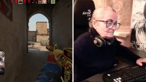 Бабушка-стример Ольга мастерски играет в Counter-Strike
