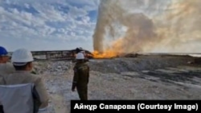 Пожар на месторождении в Мангистау: сообщается о веществах, загрязняющих окружающую среду